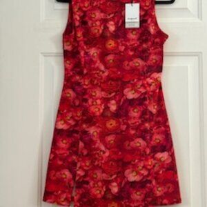 Desigual red roses dress